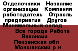 Отделочники › Название организации ­ Компания-работодатель › Отрасль предприятия ­ Другое › Минимальный оклад ­ 35 000 - Все города Работа » Вакансии   . Пензенская обл.,Мокшанский р-н